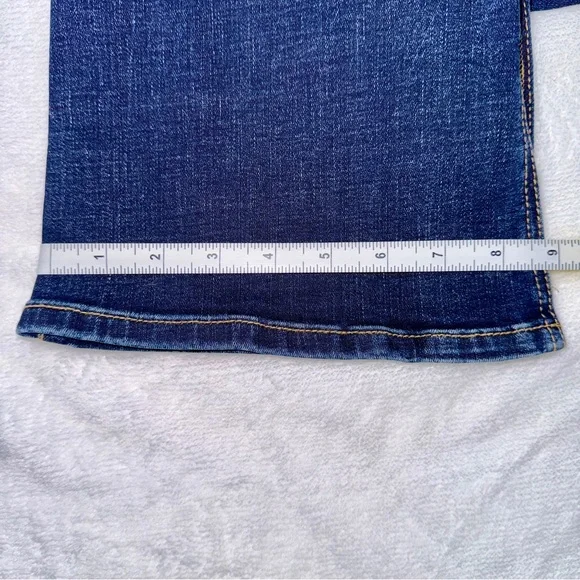 BKE Billie Slim-Fit High Rise Bootcut Jeans - Deep Blue - Picture 8 of 10